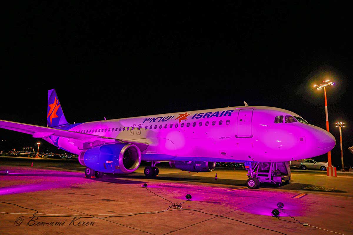 מטוס ישראייר. צילום: בן עמי קרן